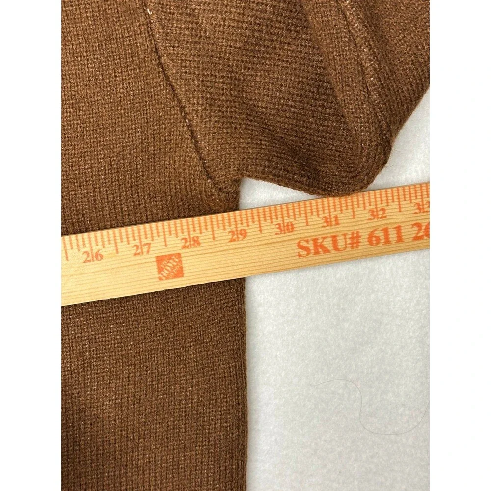 PacSun Los Angeles Distressed Graphic Sweater Brown Mens XL Oversized Knit